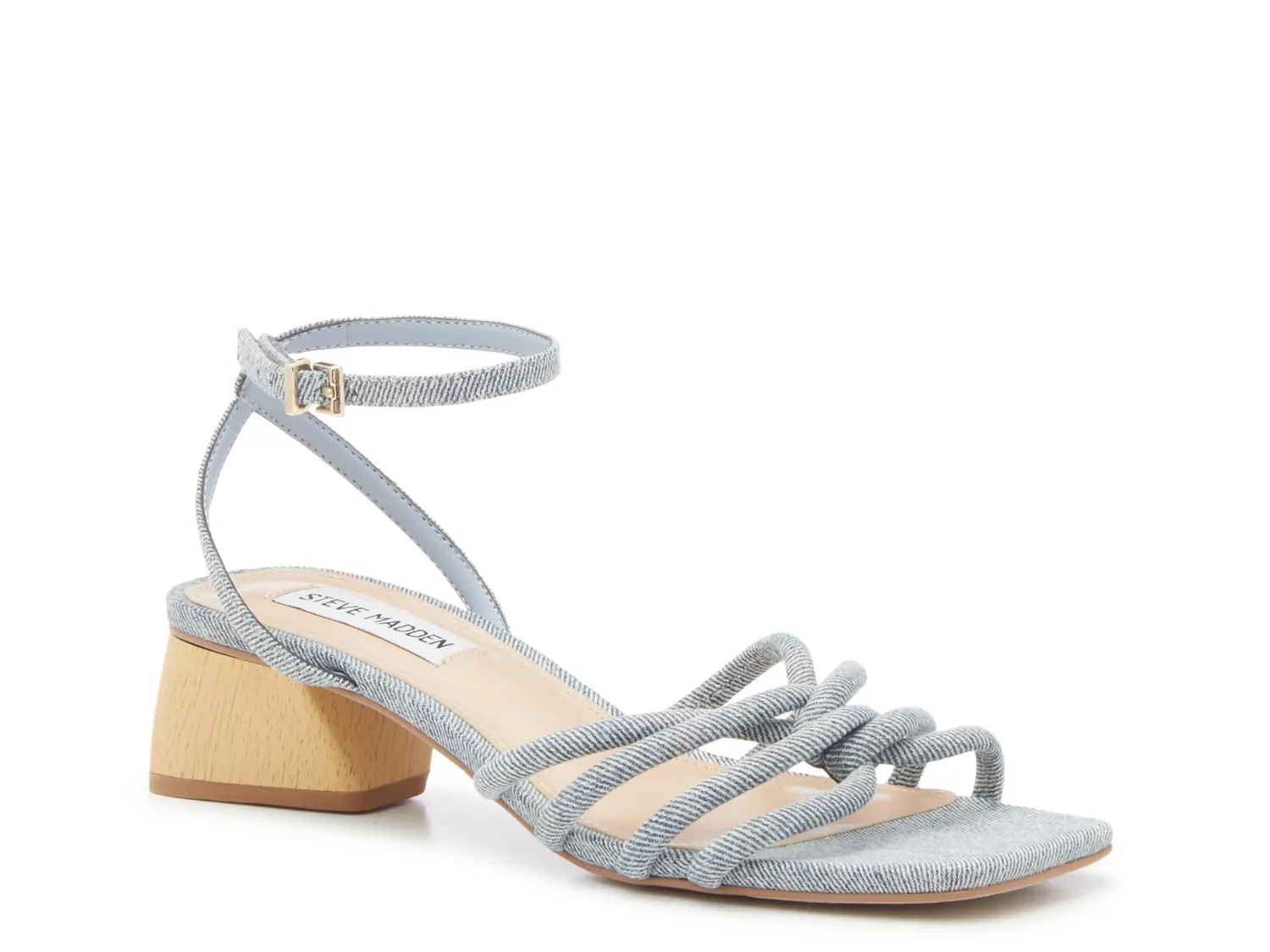 Steve Madden Abigail Sandal | Women's | Denim Blue | Size 10 | Sandals | Ankle Strap