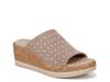 Royal Wedge Sandal Biscotti view