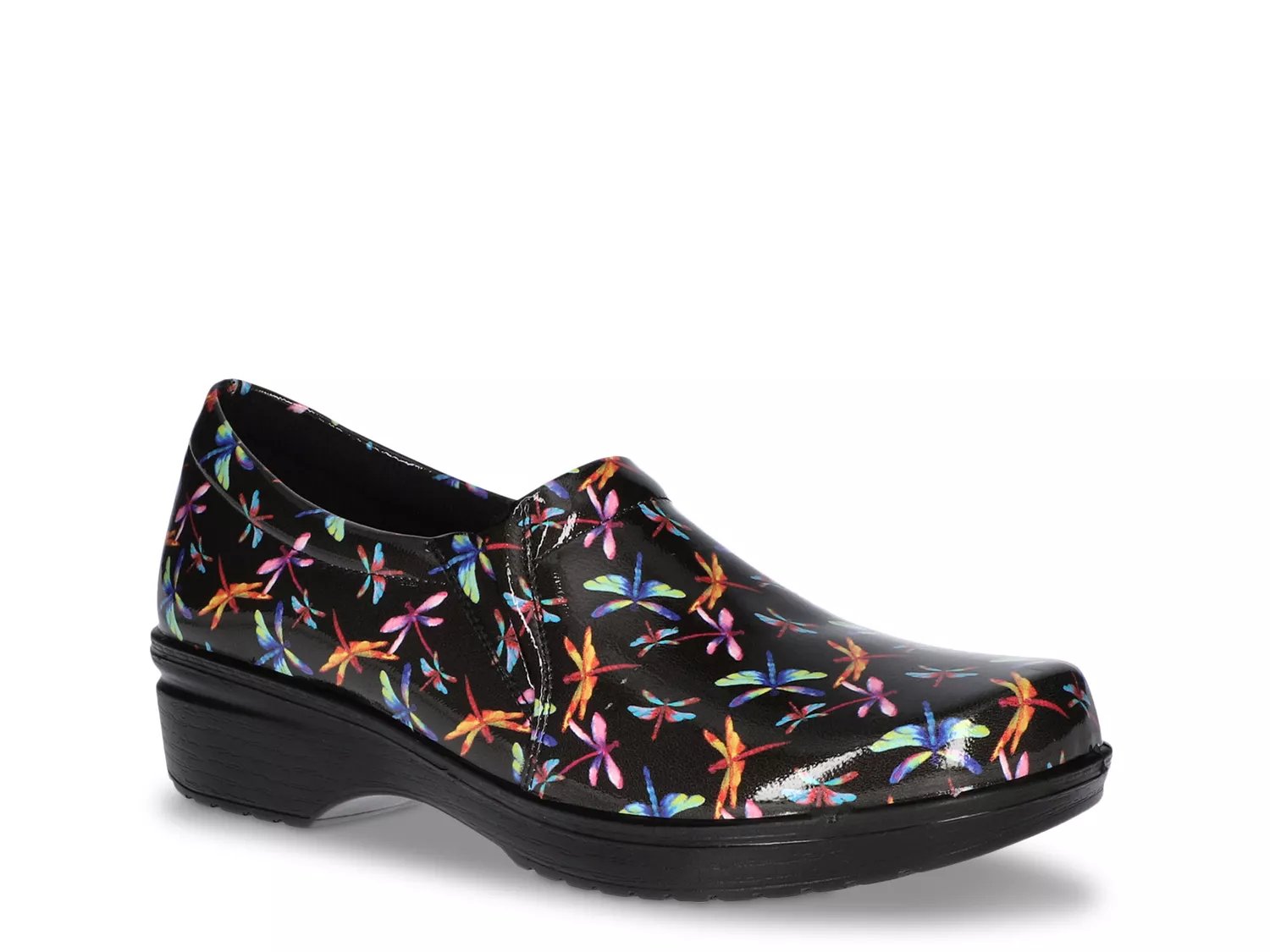 Easy Works by Easy Street Wide Width Tiffany Clog | Women's | Multicolor | Size 11 | Clogs | Block