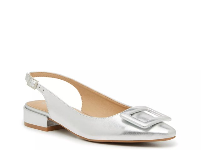 Dsw flat silver shoes hot sale