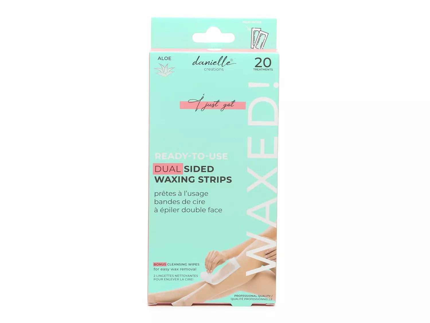 Dual-Sided Waxing Strips - 20 Pack