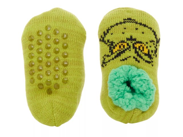 Bioworld Grinch Kids Slipper Socks Free Shipping DSW