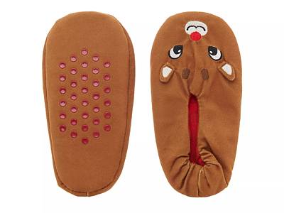 Kids on sale rudolph slippers