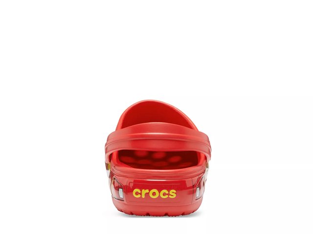 Lightning mcqueen top crocs mens