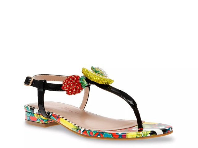 Betsey johnson flip flops on sale