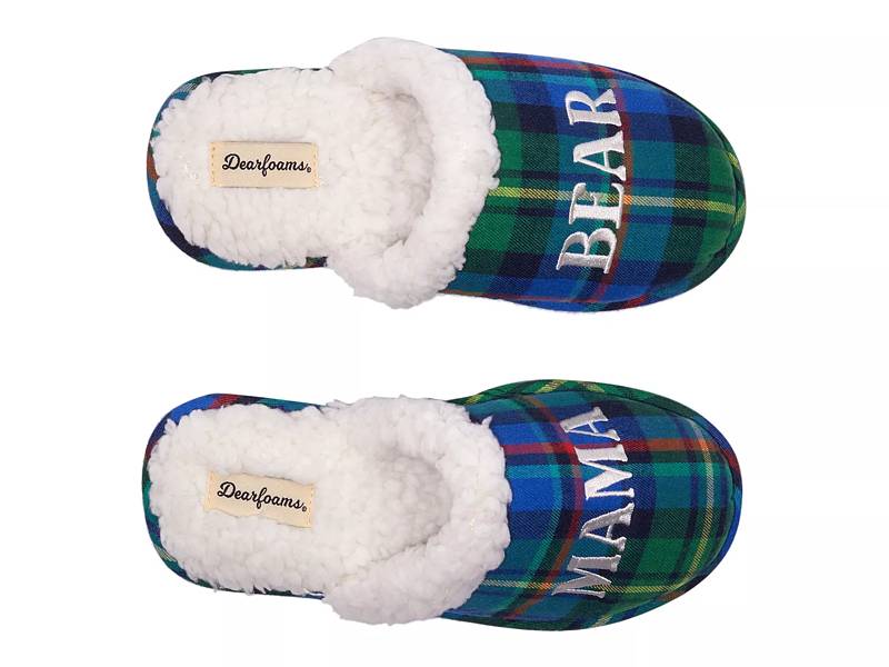 Buffalo plaid discount slippers by clarks