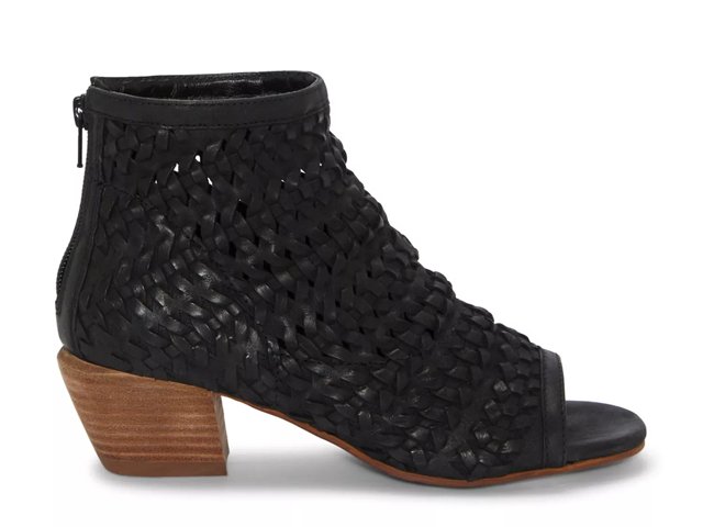 Lucky brand black open discount toe booties