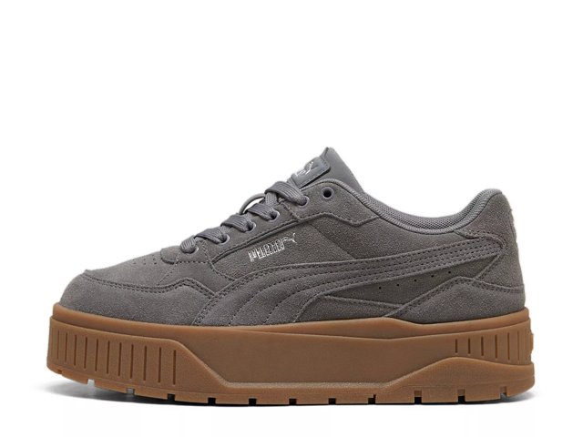 Puma suede platform trainers sales
