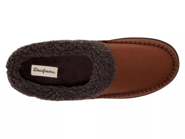 Dearfoams Marshall Berber Cuff Clog Slipper Free Shipping DSW