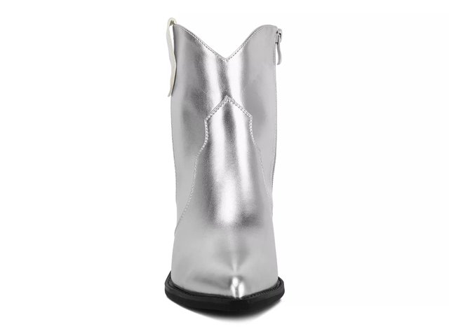 Silver sales booties dsw