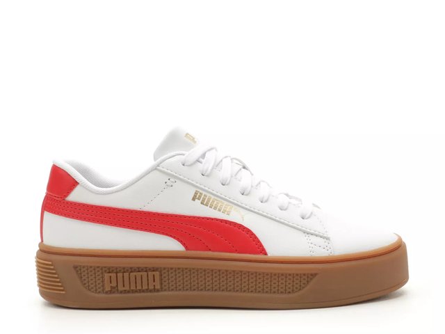 Puma smash platform leather hotsell