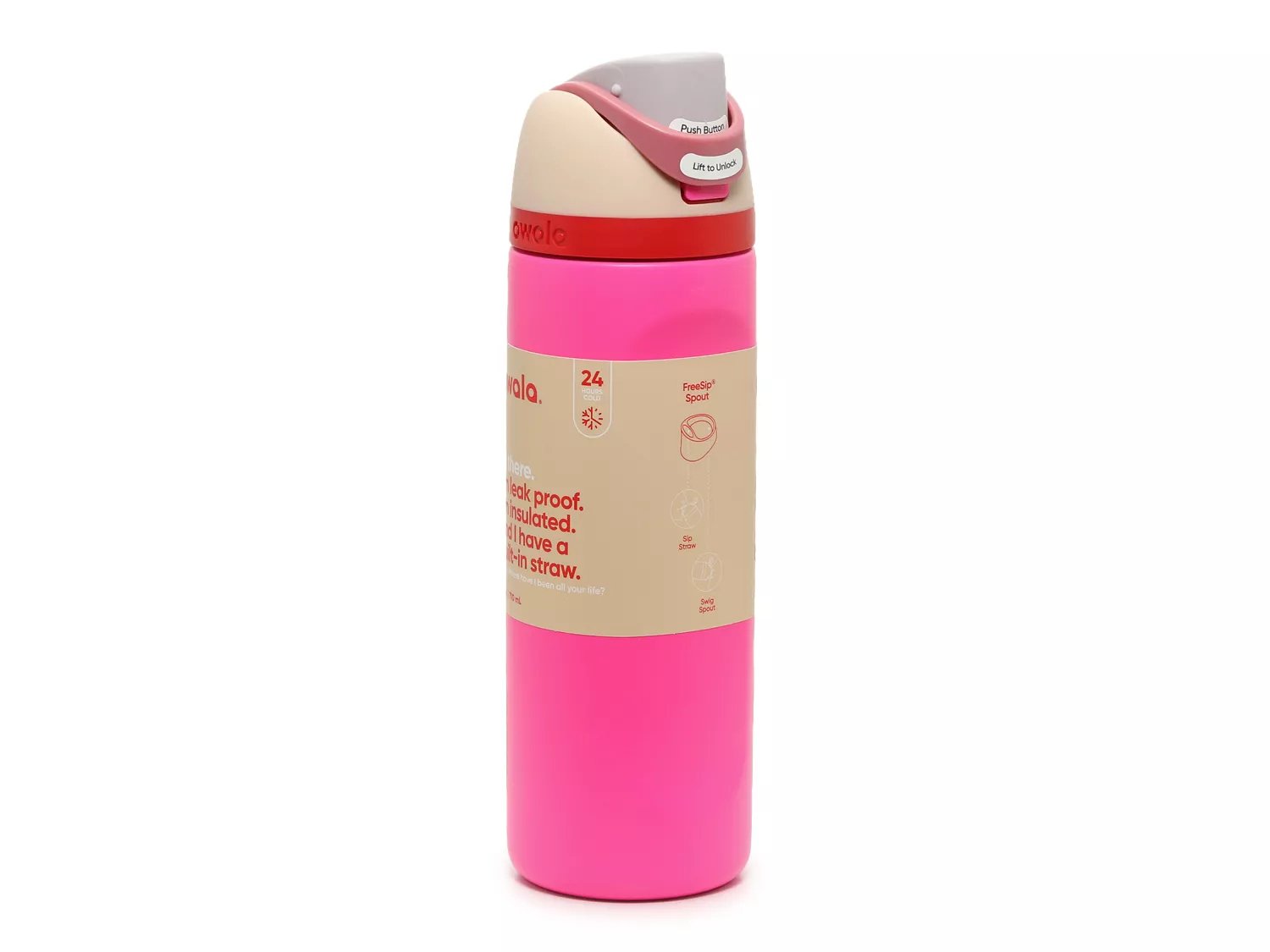 Owala Uo Exclusive Free Sip 24 oz. Water Bottle in Electric Violet at Urban Outfitters