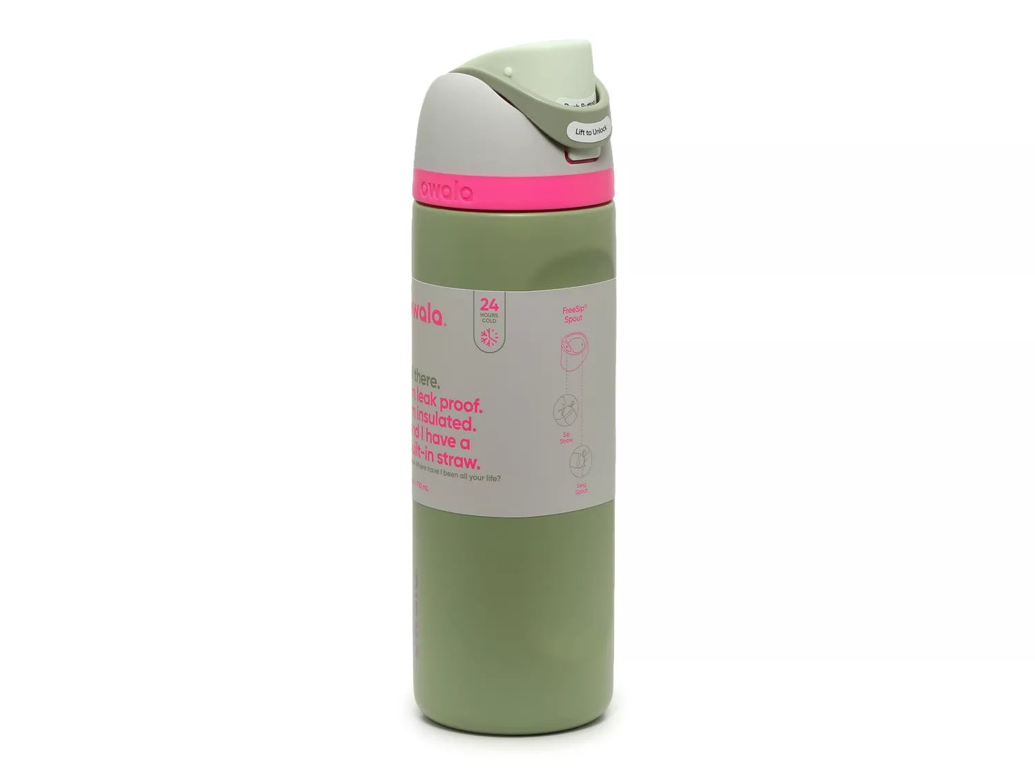 Owala FreeSip 24oz Stainless Steel Water Bottle - Light Green