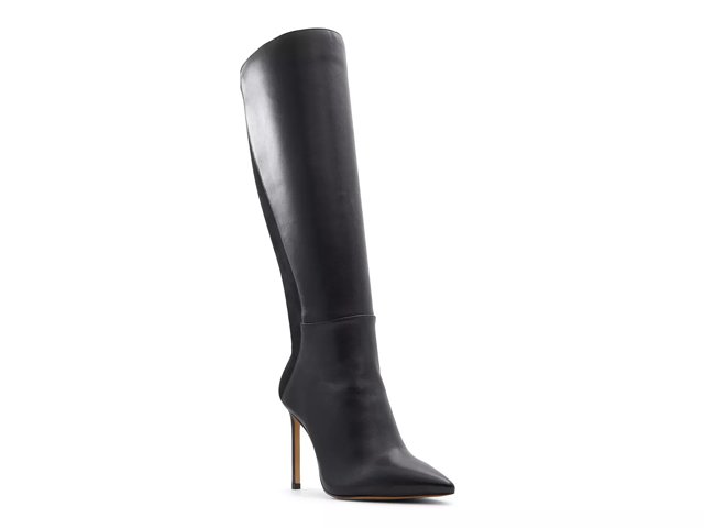 Dsw black heel boots sales
