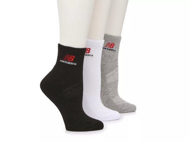 New Balance Cushion Women s High Ankle Socks 3 Pack Free Shipping DSW