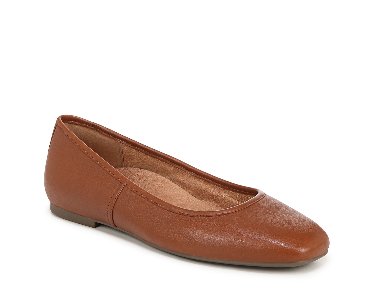 Vionic Orinda Flat | Women's | Tan Leather Cover