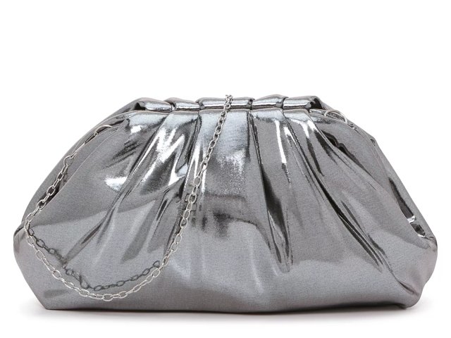 Nina silver clutch clearance
