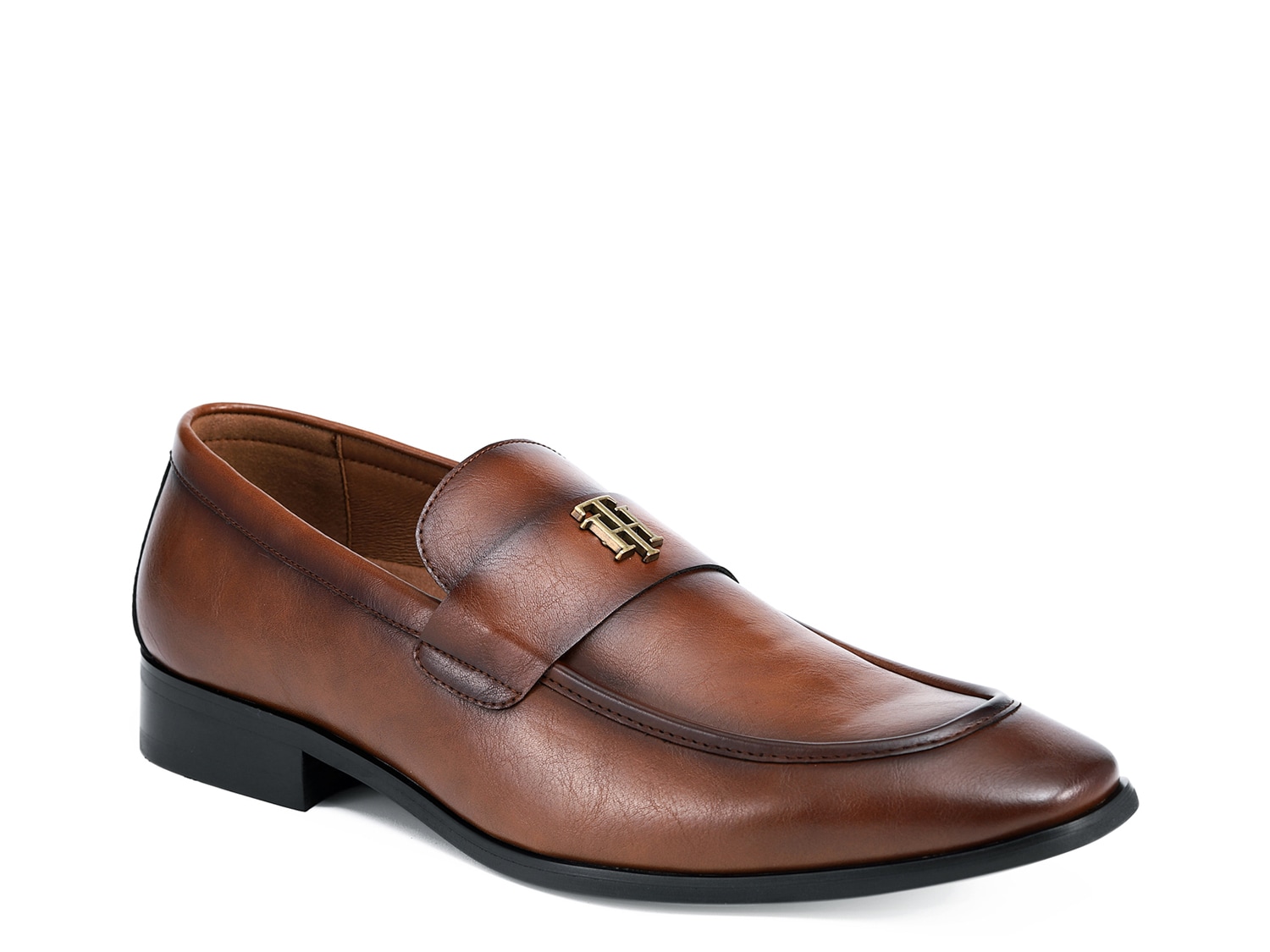 Benson Buckle Detailed Brown Leather Loafer