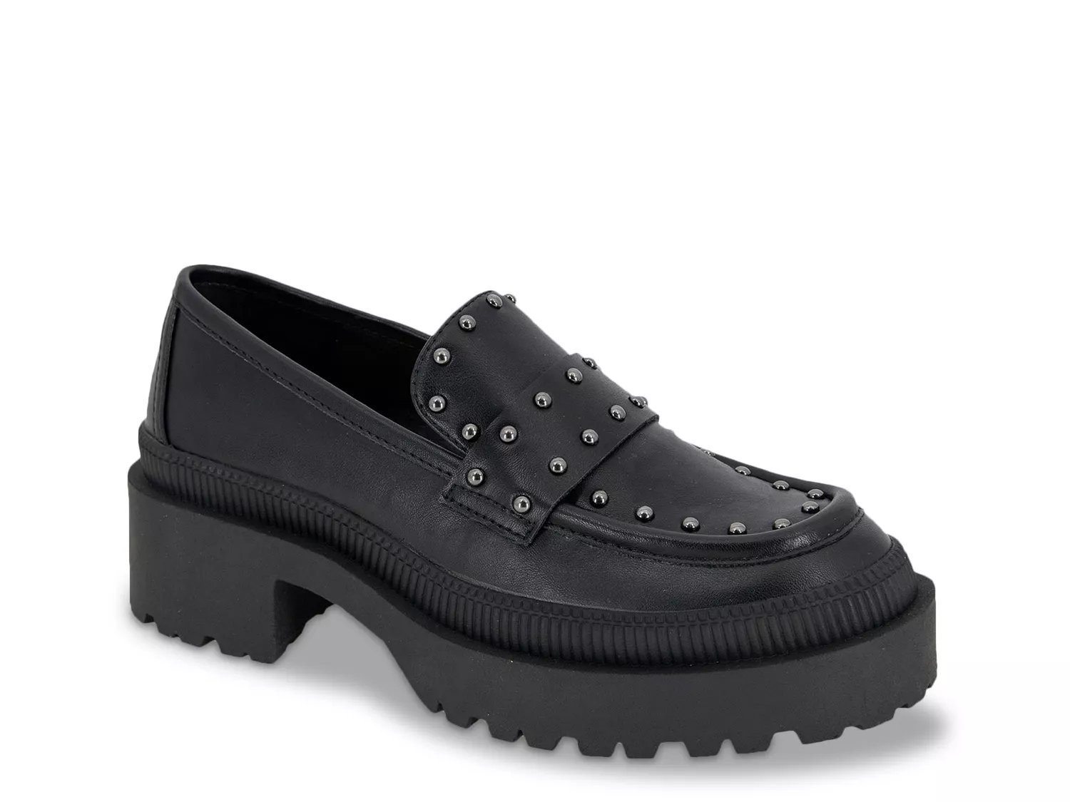 BCBGeneration Marley Platform Loafer | Women's | Black | Size 6.5 | Loafers | Block | Lug | Platform