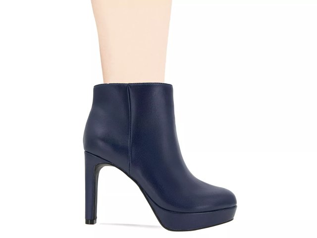 Navy blue clearance booties dsw