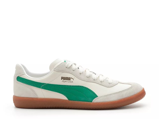 Puma Super Liga OG Retro Sneaker Men s White Green Size 8.5 Sneakers