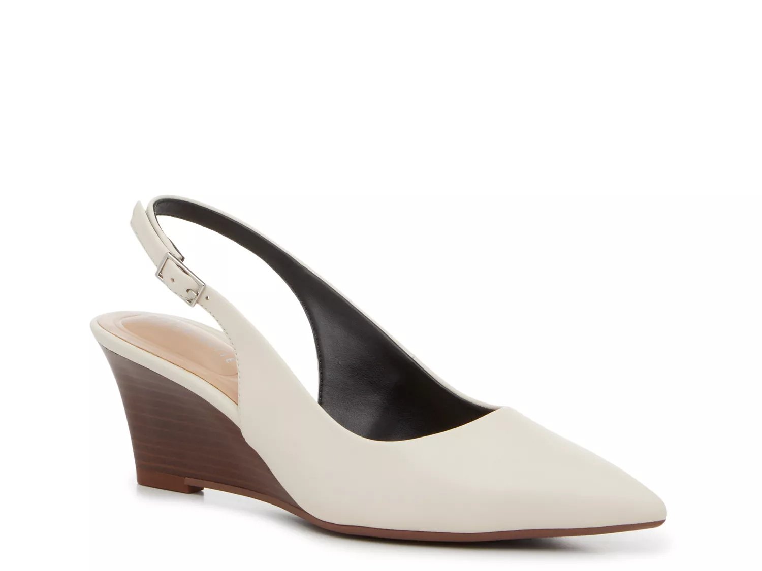 Kelly & Katie Timina Wedge Pump | Women's | Bone Synthetic | Size 11 | Pumps | Slingback | Wedge