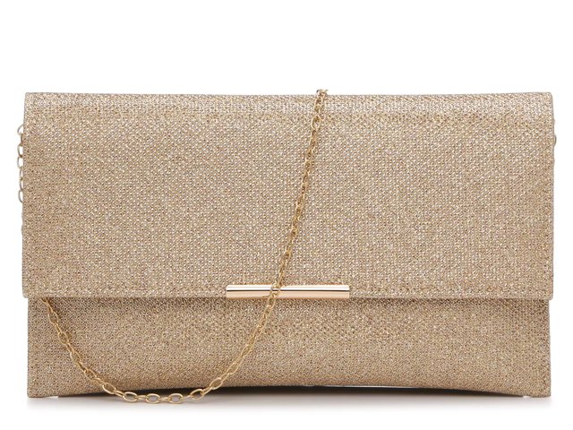 Dsw sale gold clutch