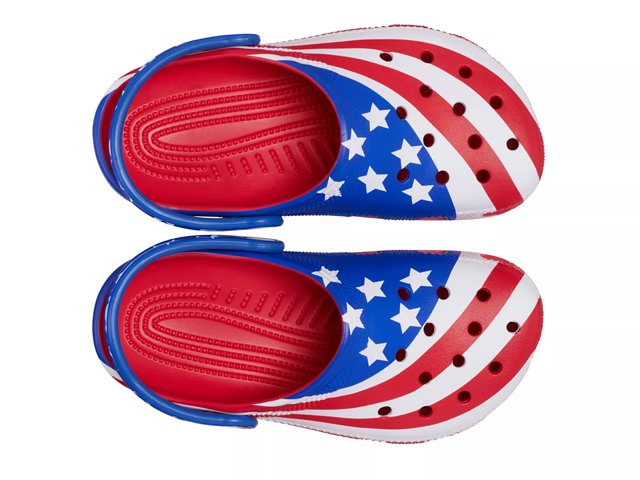 Kids american flag crocs hotsell