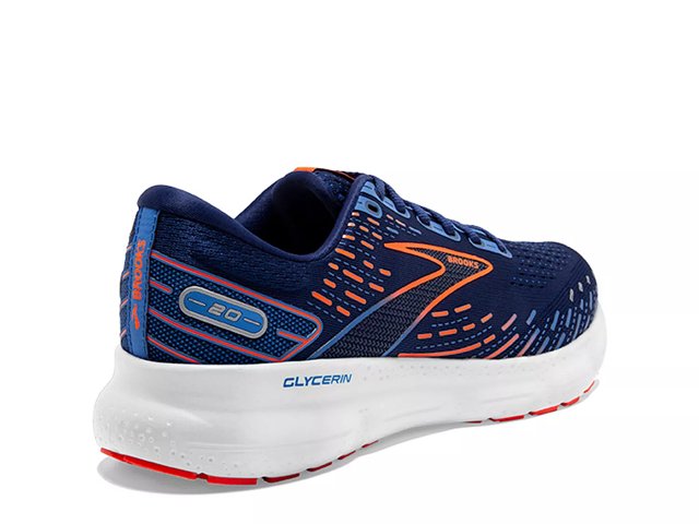 Navy Womens Glycerin 20 Running Shoe, Brooks