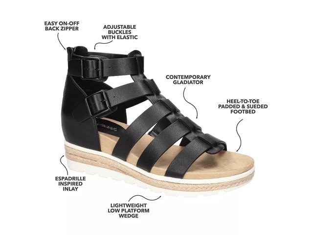 Short gladiator sandals top