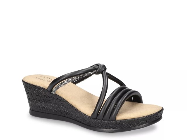Easy Street Elvera Wedge Sandal Free Shipping DSW