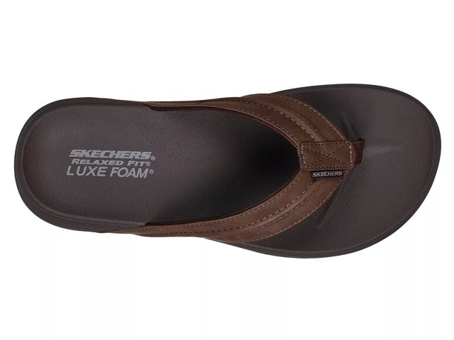 Skechers relaxed fit flip flop on sale