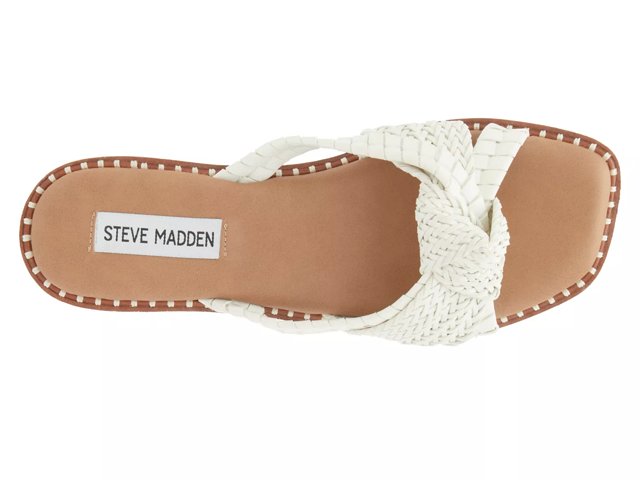 Steve Madden KATELYN スリッポンサンダル KATELYN Black Footbed Slide | Women's Sandals – Steve Madden