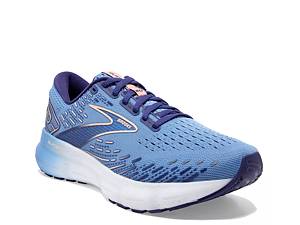 Brooks red white sale and blue tennis shoes