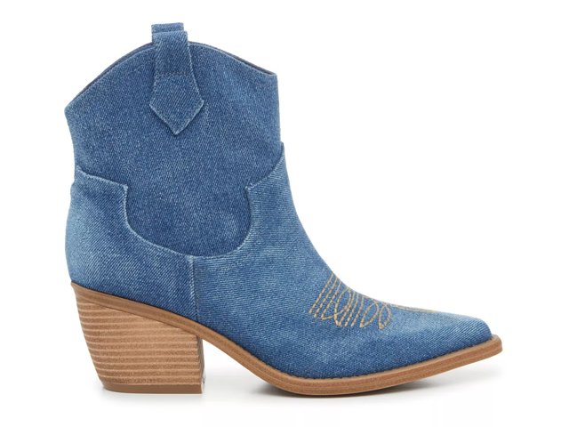 Marc Fisher Gidden Cowboy Bootie Free Shipping DSW