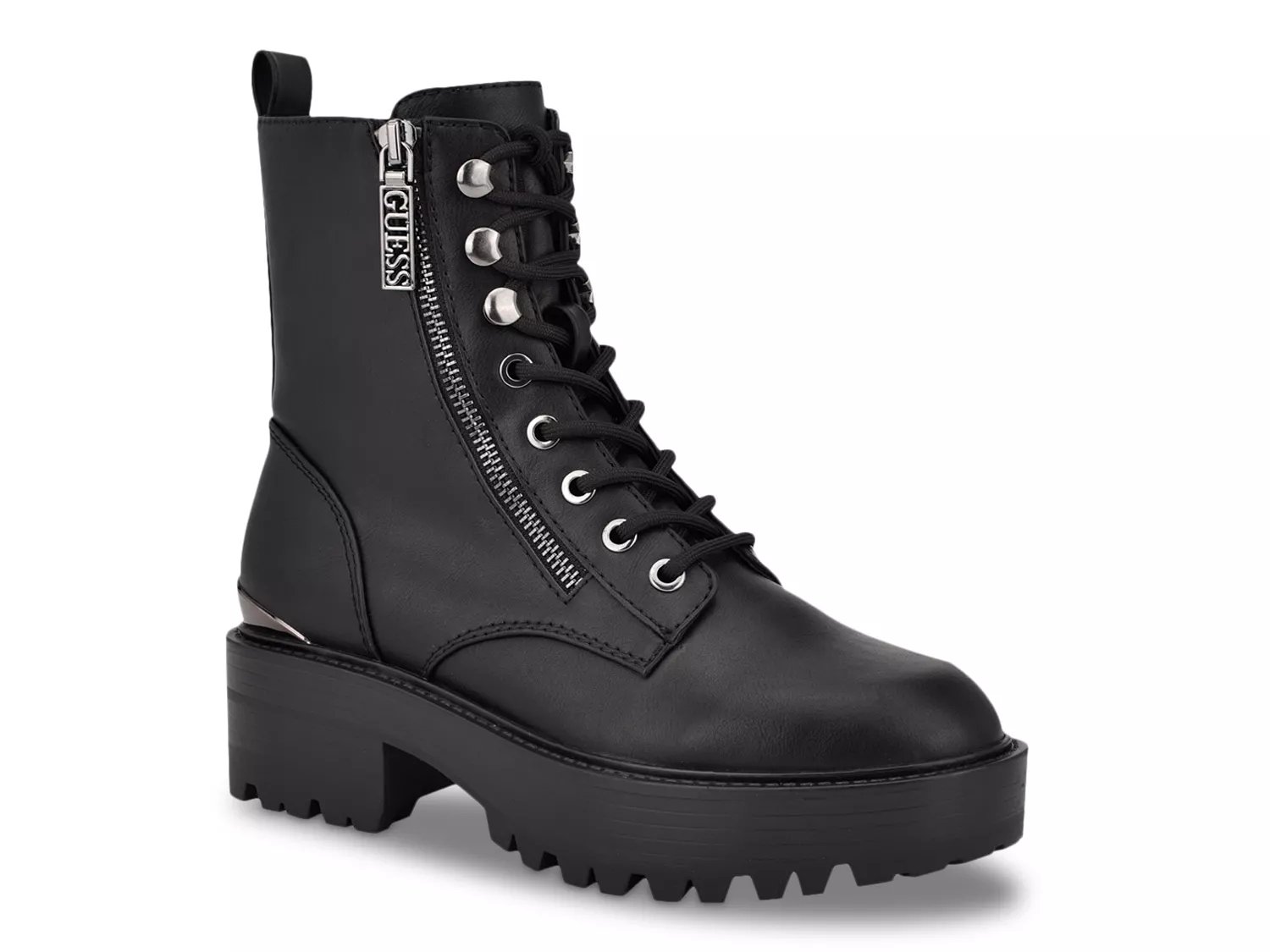 Guess lace up on sale boots