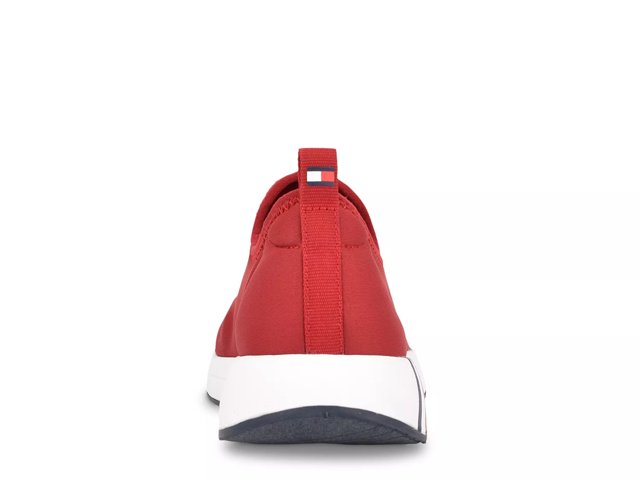 Red tommy hilfiger slip on shoes shop