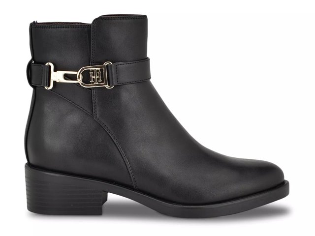 Tommy hilfiger statement buckle boots discount