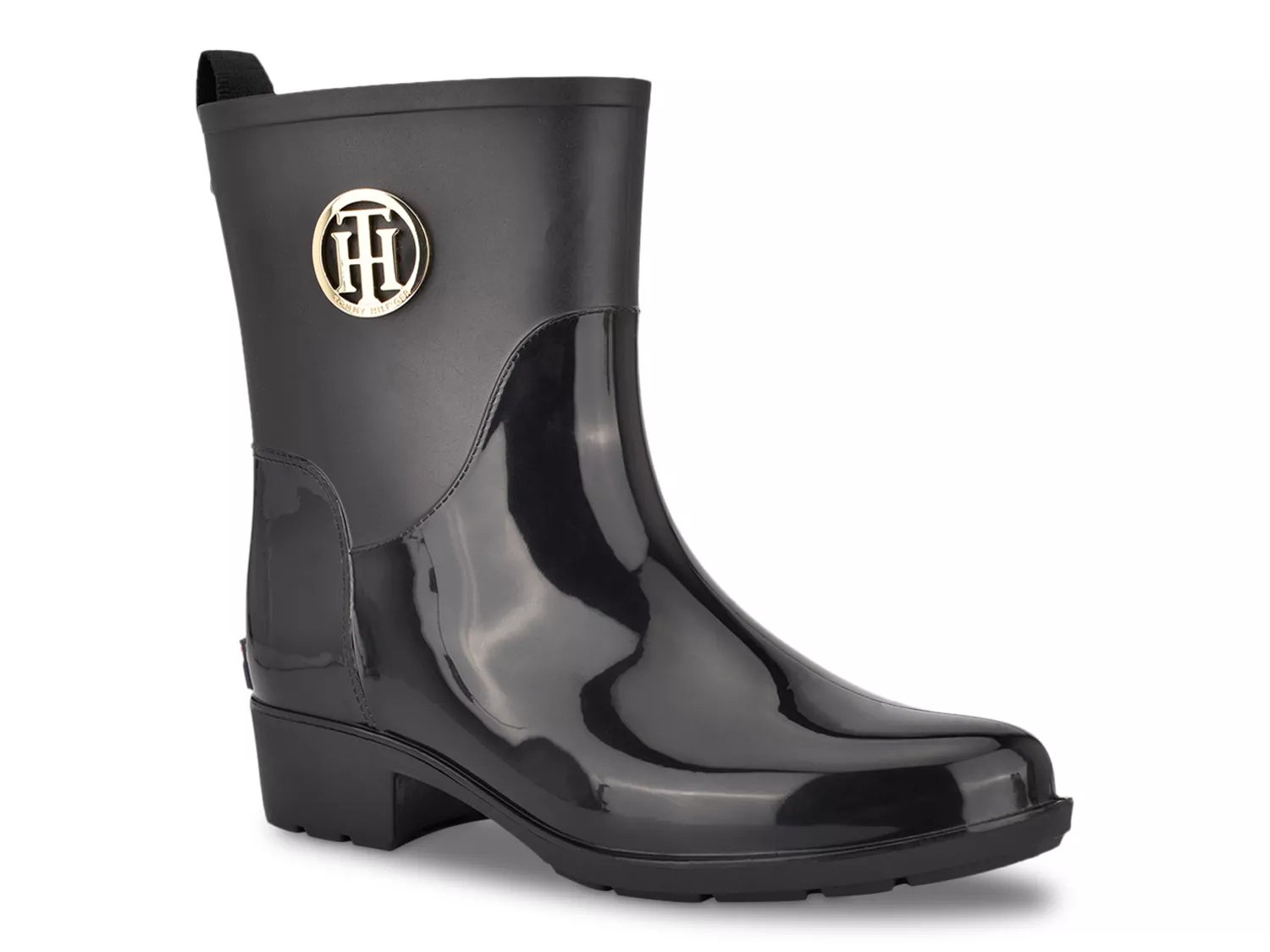 Tommy hilfiger cheap knit rain boot