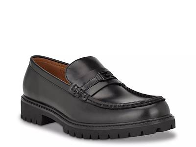 Dsw mens black on sale loafers