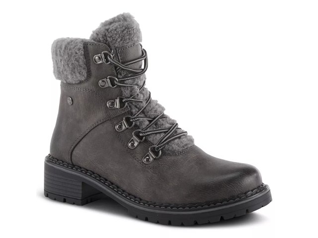 Grey bootie boots cheap