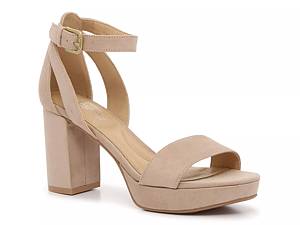 Dsw nude block store heel