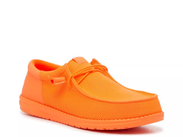 Mens orange slip on shoes online
