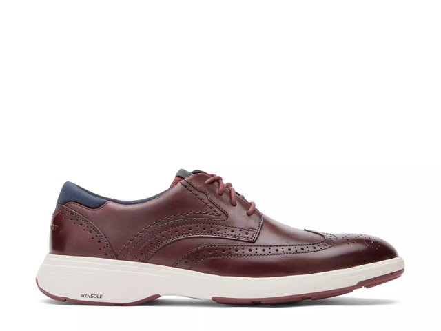 Rockport men's total motion fusion wingtip shoe hot sale