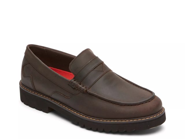 Rockport leather loafers top