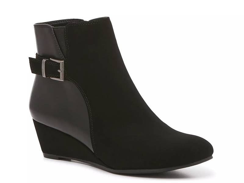 Dsw black outlet wedge boots