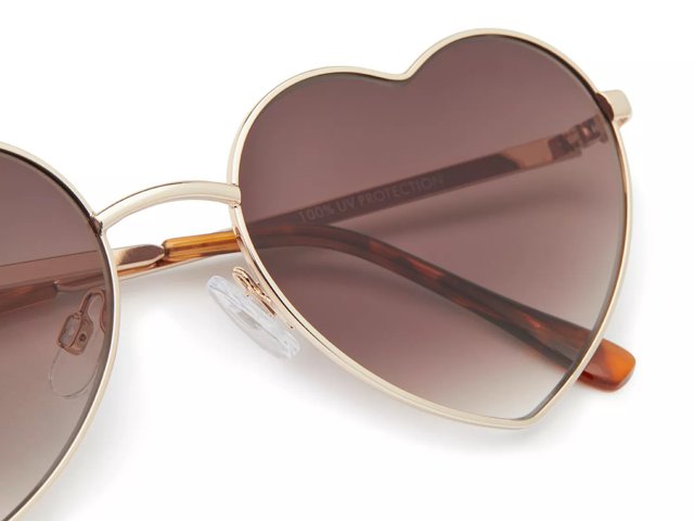 Heart aviator sunglasses on sale