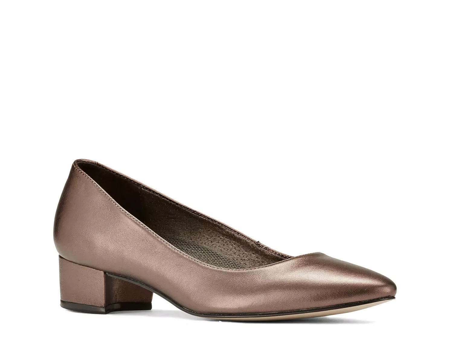 Ros Hommerson Wide Width Heidi Pump | Women's | Bronze Leather | Size 9.5 | Pumps