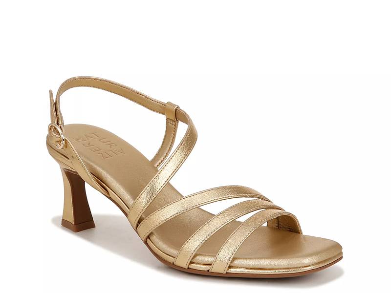 Dsw gold deals block heels