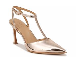 Gold strappy hot sale heels dsw